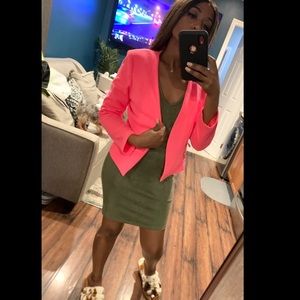 Agaci Coral Pink blazer